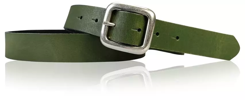 Кожаный ремень FRONHOFER, хаки