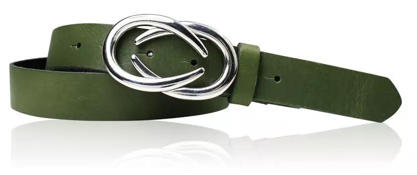 Кожаный ремень FRONHOFER, хаки