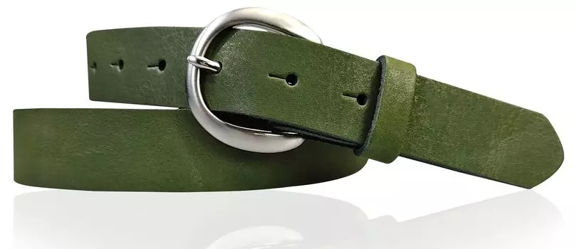 Кожаный ремень FRONHOFER, хаки