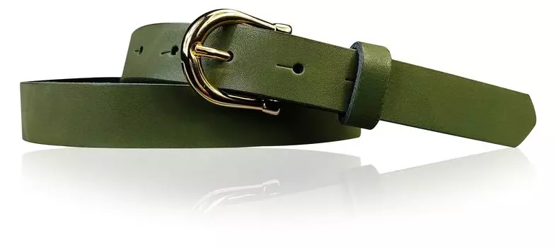 Кожаный ремень FRONHOFER, хаки