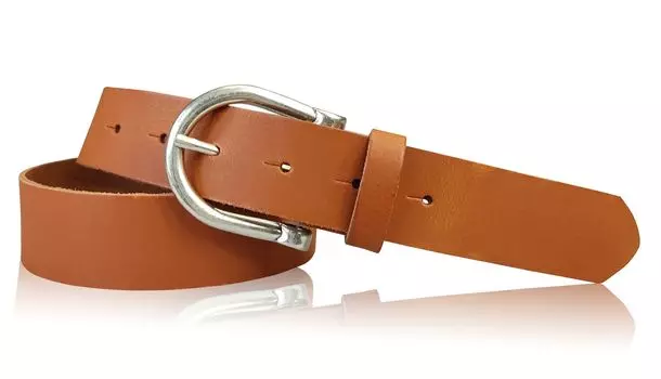 Кожаный ремень FRONHOFER, коньячный