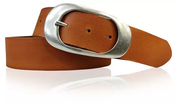 Кожаный ремень FRONHOFER, коньячный