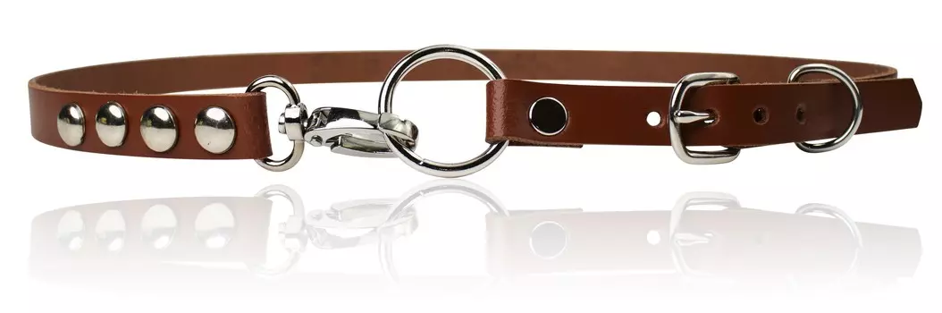 Кожаный ремень FRONHOFER, коньячный