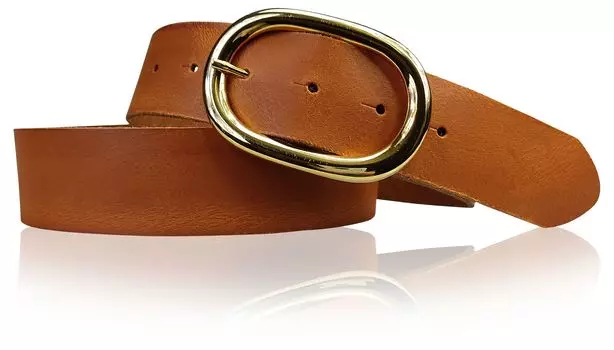 Кожаный ремень FRONHOFER, коньячный