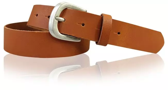 Кожаный ремень FRONHOFER, коньячный