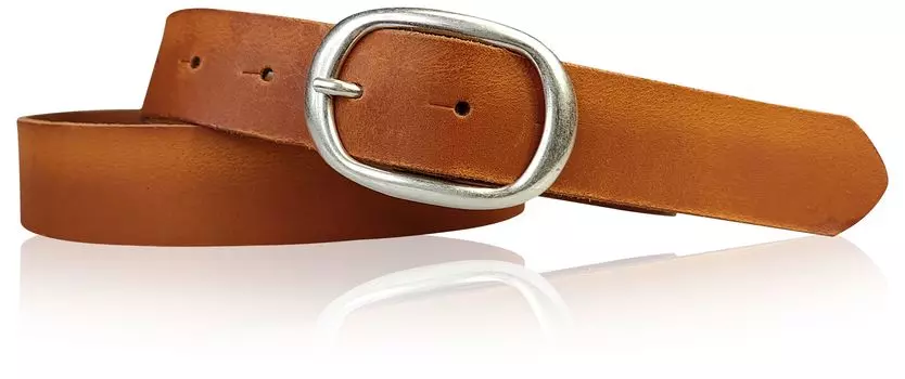 Кожаный ремень FRONHOFER, коньячный