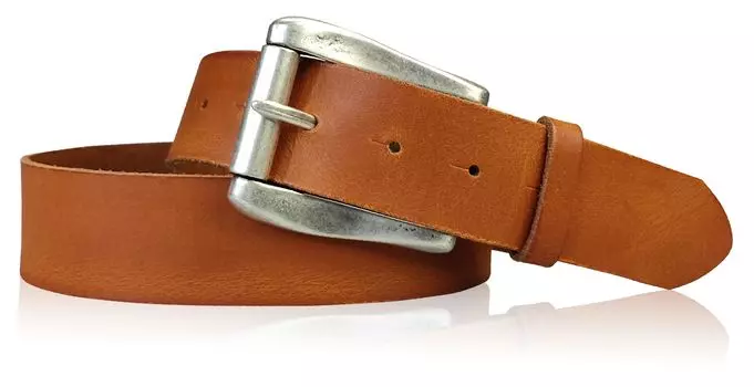 Кожаный ремень FRONHOFER, коньячный