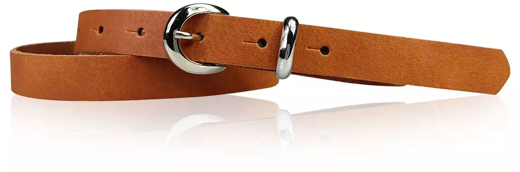 Кожаный ремень FRONHOFER, коньячный