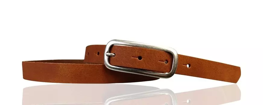 Кожаный ремень FRONHOFER, коньячный