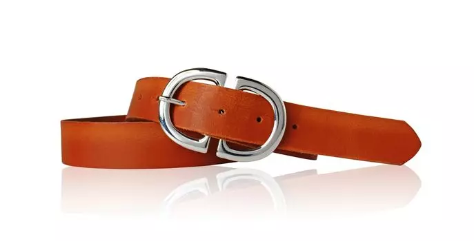 Кожаный ремень FRONHOFER, коньячный