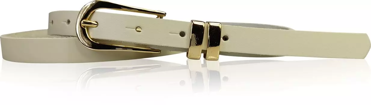 Кожаный ремень FRONHOFER, кремовый