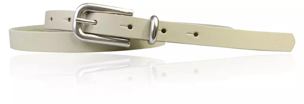 Кожаный ремень FRONHOFER, кремовый