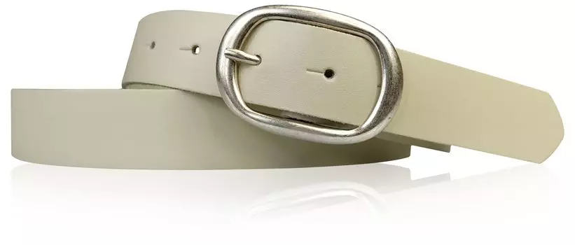 Кожаный ремень FRONHOFER, кремовый