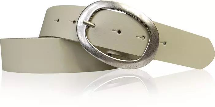 Кожаный ремень FRONHOFER, кремовый