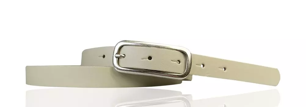 Кожаный ремень FRONHOFER, кремовый