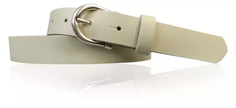 Кожаный ремень FRONHOFER, кремовый