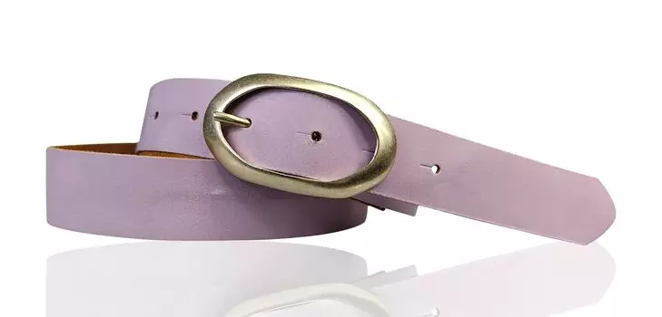 Кожаный ремень FRONHOFER, лавандовый