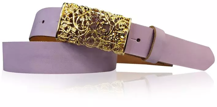 Кожаный ремень FRONHOFER, лавандовый