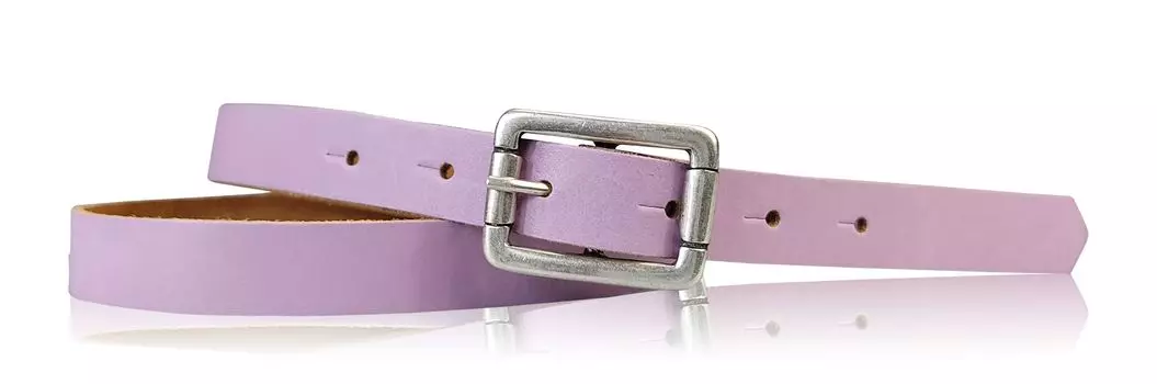 Кожаный ремень FRONHOFER, лавандовый