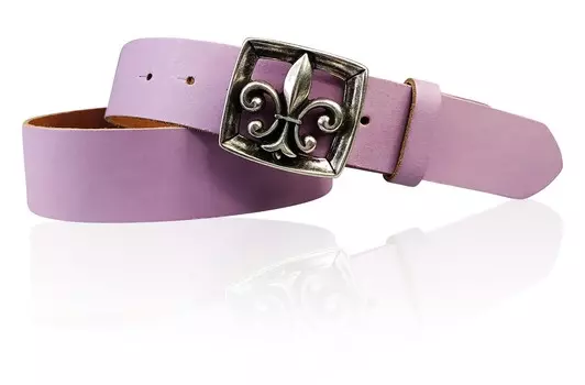 Кожаный ремень FRONHOFER, лавандовый