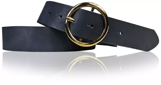 Кожаный ремень FRONHOFER, морской