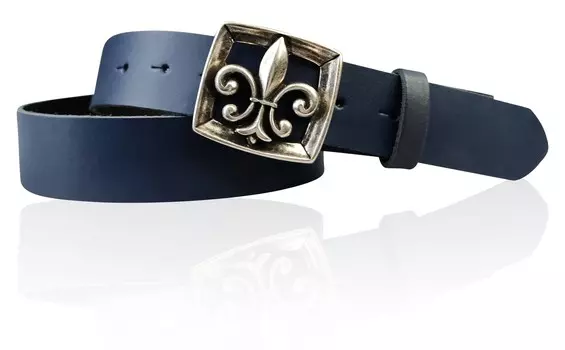 Кожаный ремень FRONHOFER, морской