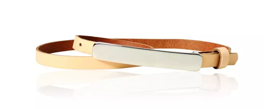 Кожаный ремень FRONHOFER, персиковый