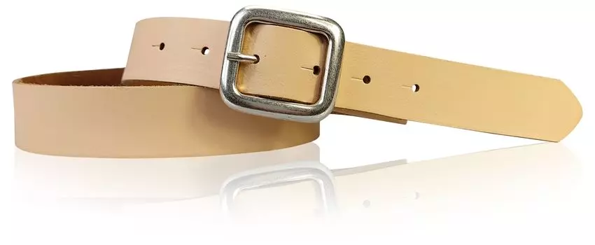 Кожаный ремень FRONHOFER, персиковый