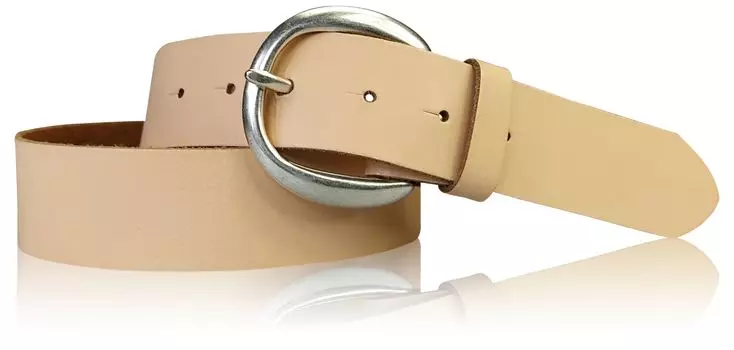 Кожаный ремень FRONHOFER, персиковый