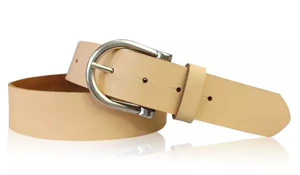 Кожаный ремень FRONHOFER, персиковый