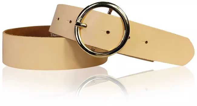 Кожаный ремень FRONHOFER, персиковый