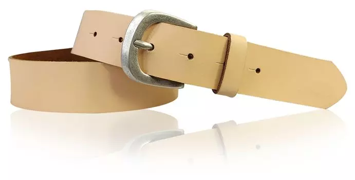 Кожаный ремень FRONHOFER, персиковый