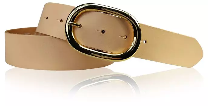 Кожаный ремень FRONHOFER, персиковый