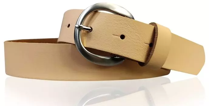 Кожаный ремень FRONHOFER, персиковый