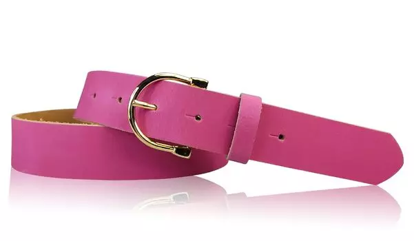 Кожаный ремень FRONHOFER, розовый