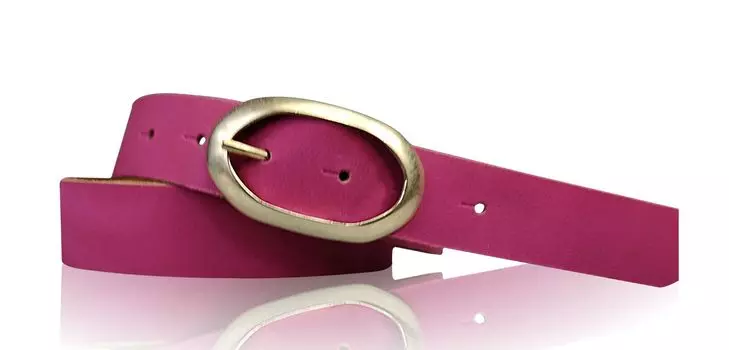 Кожаный ремень FRONHOFER, розовый