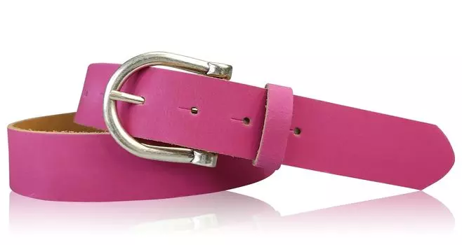Кожаный ремень FRONHOFER, розовый