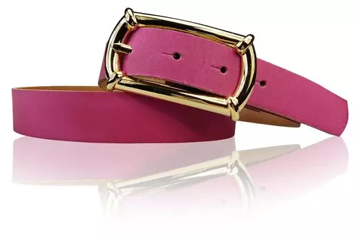 Кожаный ремень FRONHOFER, розовый