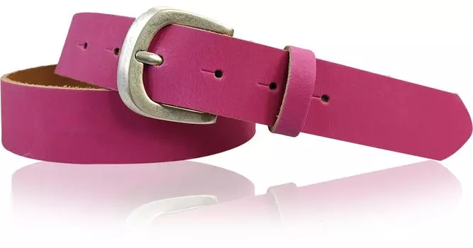 Кожаный ремень FRONHOFER, розовый