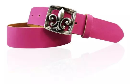 Кожаный ремень FRONHOFER, розовый
