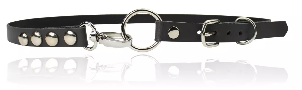 Кожаный ремень FRONHOFER, серый