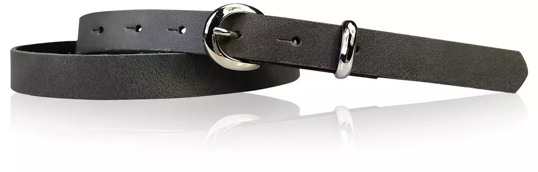 Кожаный ремень FRONHOFER, серый