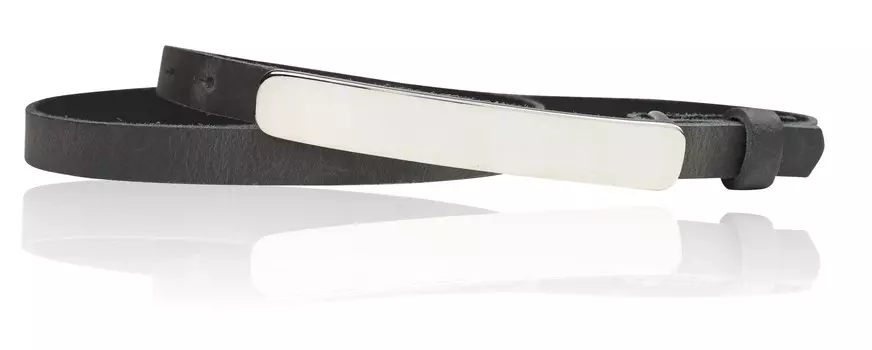 Кожаный ремень FRONHOFER, серый