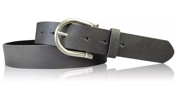 Кожаный ремень FRONHOFER, серый