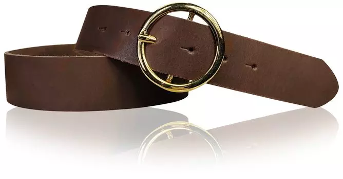 Кожаный ремень FRONHOFER, темно коричневый
