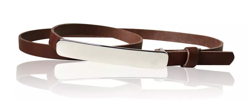 Кожаный ремень FRONHOFER, темно коричневый