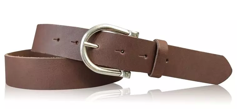 Кожаный ремень FRONHOFER, темно коричневый