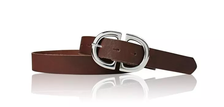 Кожаный ремень FRONHOFER, темно коричневый