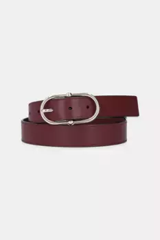 Кожаный ремень Furla, гранатовый