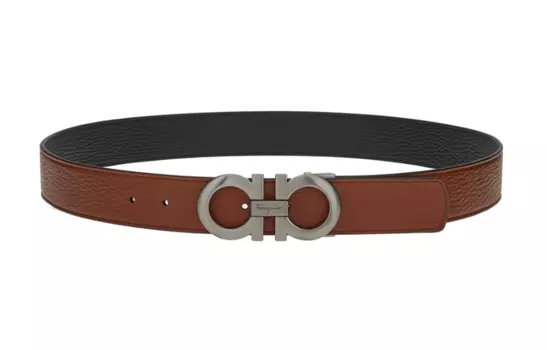 Кожаный ремень Gancini Ferragamo
